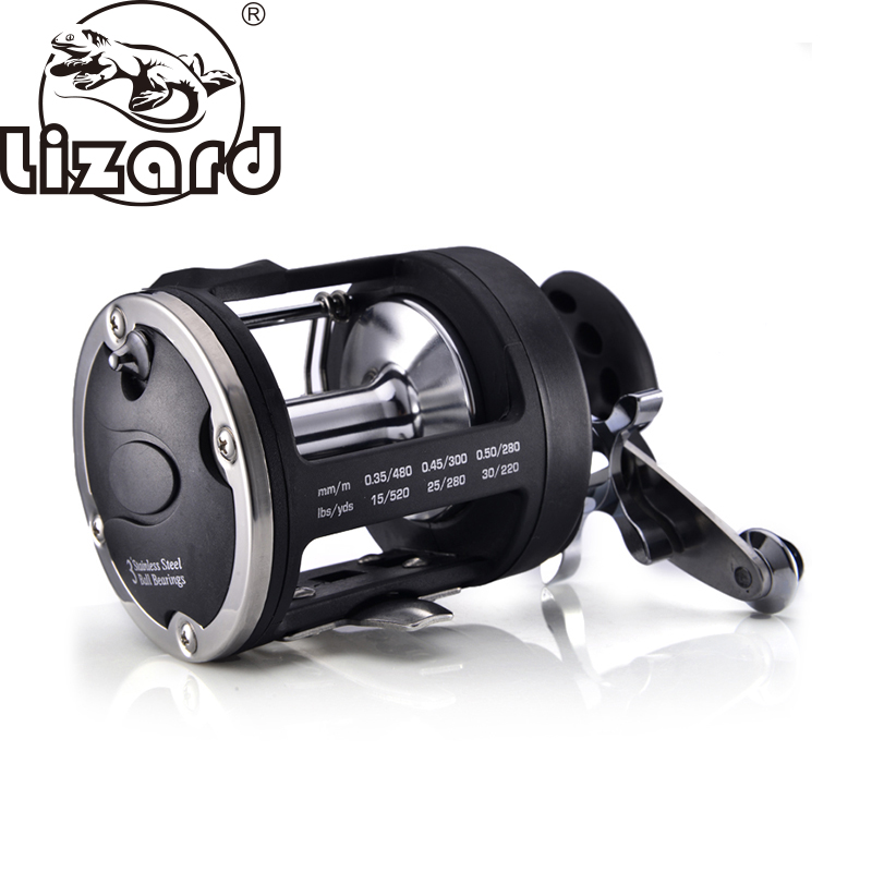 Fishing Boat Steering Wheel - Carrete de Pesca Lizard TSSD para