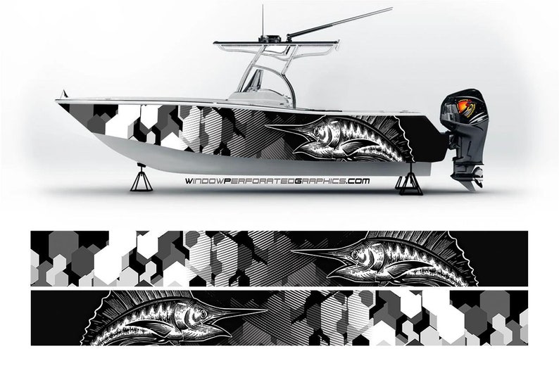 Pontón de vinilo con estampado - Fishing Boat Trailer reseña y precio