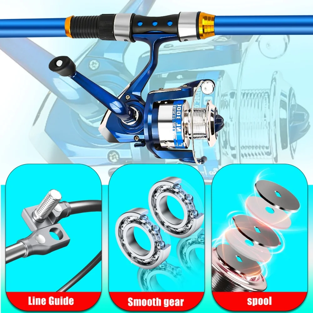 Juego de cañas de pescar teles - Fishing Boat Oar reseña y precio